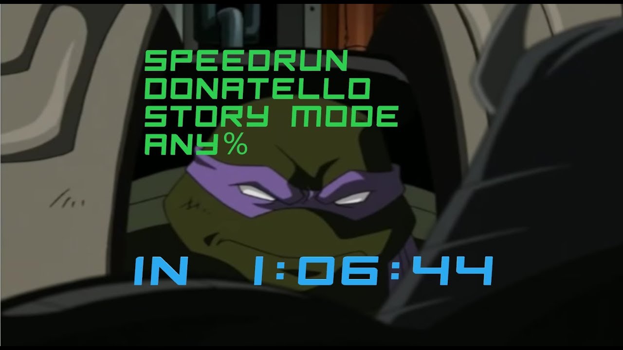 TMNT 2003 Speedrun Donatello Any% in 1:06:44 (Former World Record)