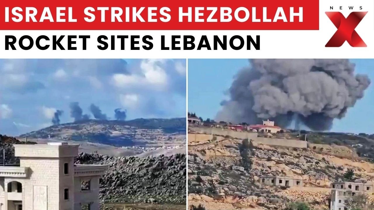 Israel Strikes Hezbollah Targets In Lebanon! IDF Hits Rocket Launchers, Radwan Force | NewsX