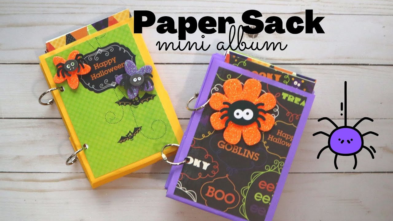 Paper Sack Mini Album Tutorial