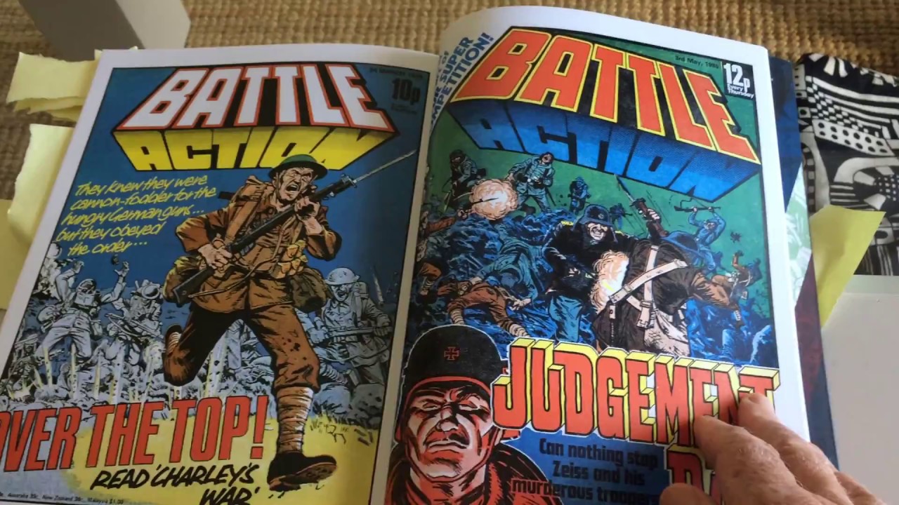 Pat Mills looking at Charley's War The Definitive Collection Volume 1