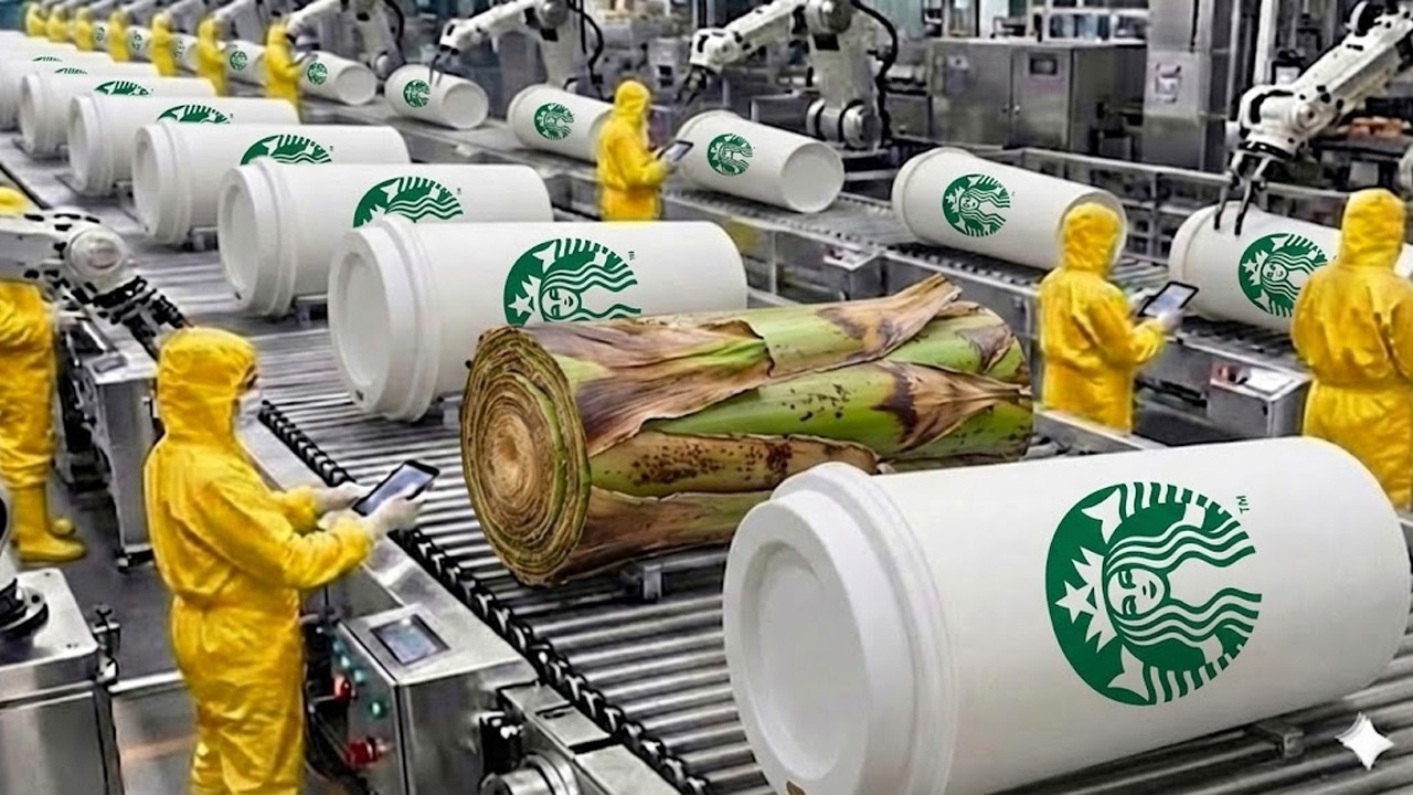 Inside the Eco-Factory — Making Food Boxes from Banana Stems (Replaces Plastic) Full Process