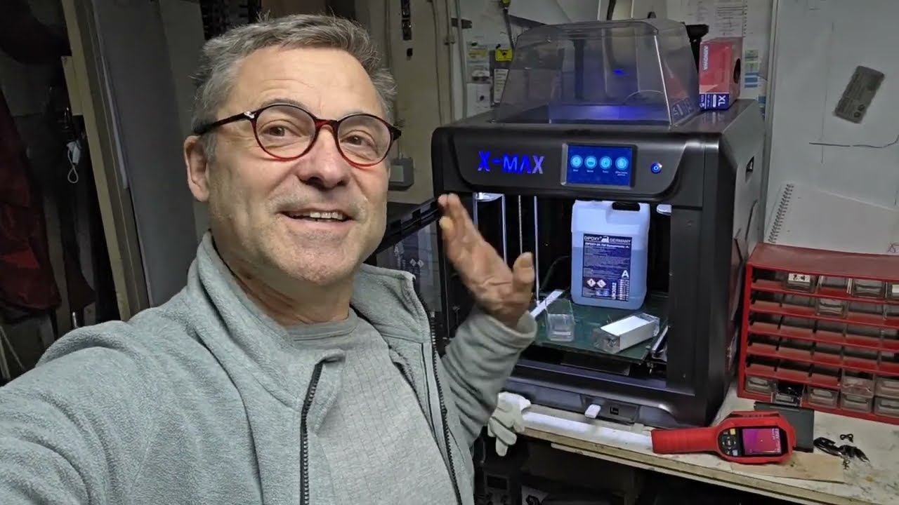 🥃 Glasklare Teile im 3D Drucker mit Epoxyd Glas bei 50 Grad härten. Elektrische Bauteile isolieren