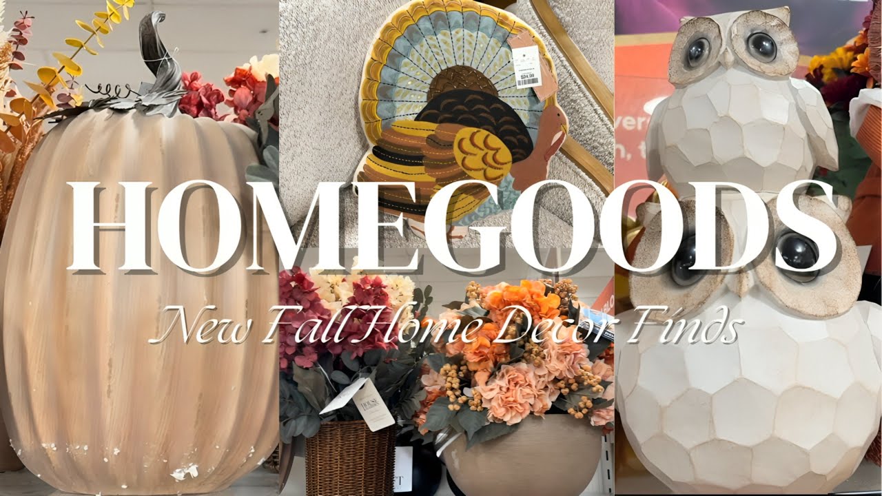 HOME GOODS SHOPPING HAUL!! HOMEGOODS FALL HIGH END HOME DECOR 2025!