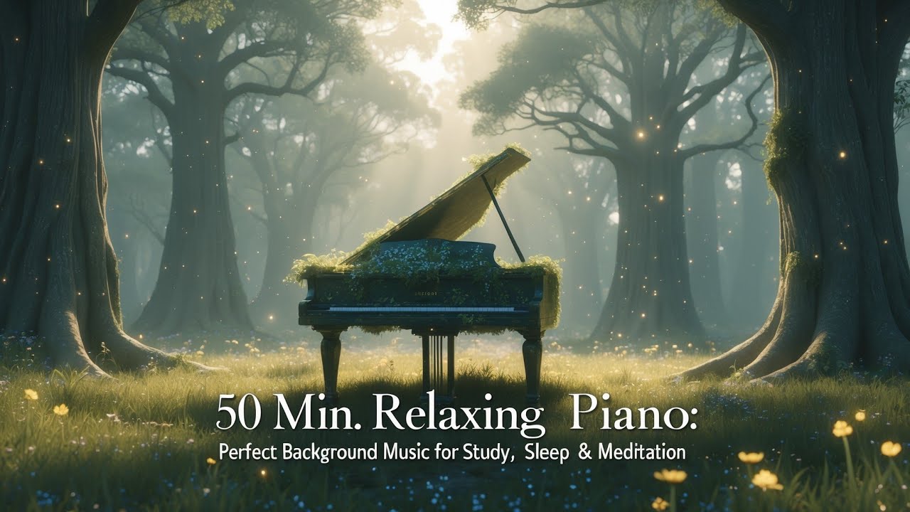 50 Min. Relaxing Piano: Perfect Background Music for Study, Sleep & Meditation 🎹📚✨