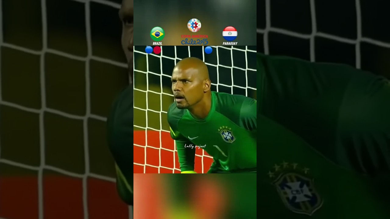 Brazil vs Paraguay | Full Penalty shootout - Copa America 2015