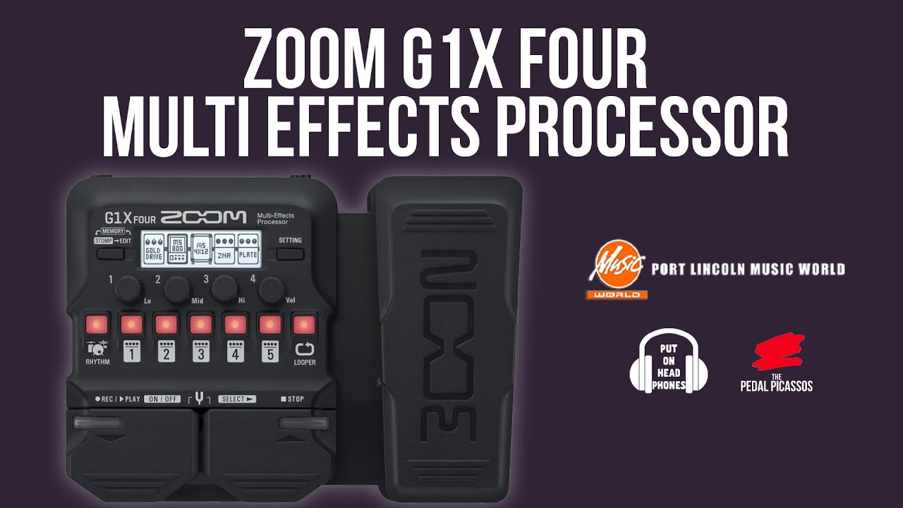 ZOOM G1X FOUR: ЛУЧШИЙ мультиэффектный процессор для гитары