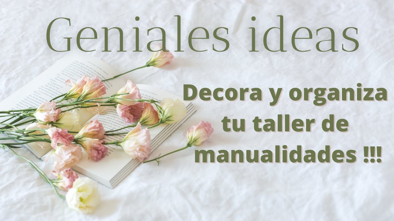 Ideas para organizar tu rincón de manualidades #manualidades #taller #organizar #espaciodetrabajo