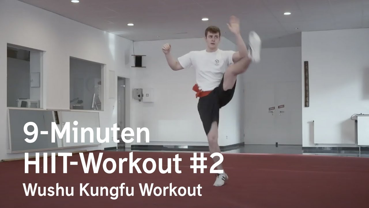 9-Minuten Wushu Kungfu HIIT-Workout #2