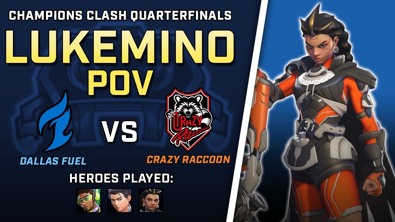 [ Lukemino ] Sun Shining Bright | Crazy Raccoon vs Dallas Fuel | Champions Clash Quarterfinals