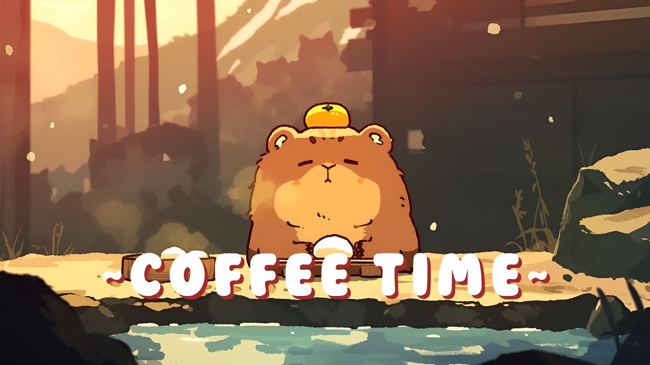 Capybara Lofi Zone - Ambient Study Beats Mix ~ Warm Feelings ~ 📚 🎵 | Continuous Mix