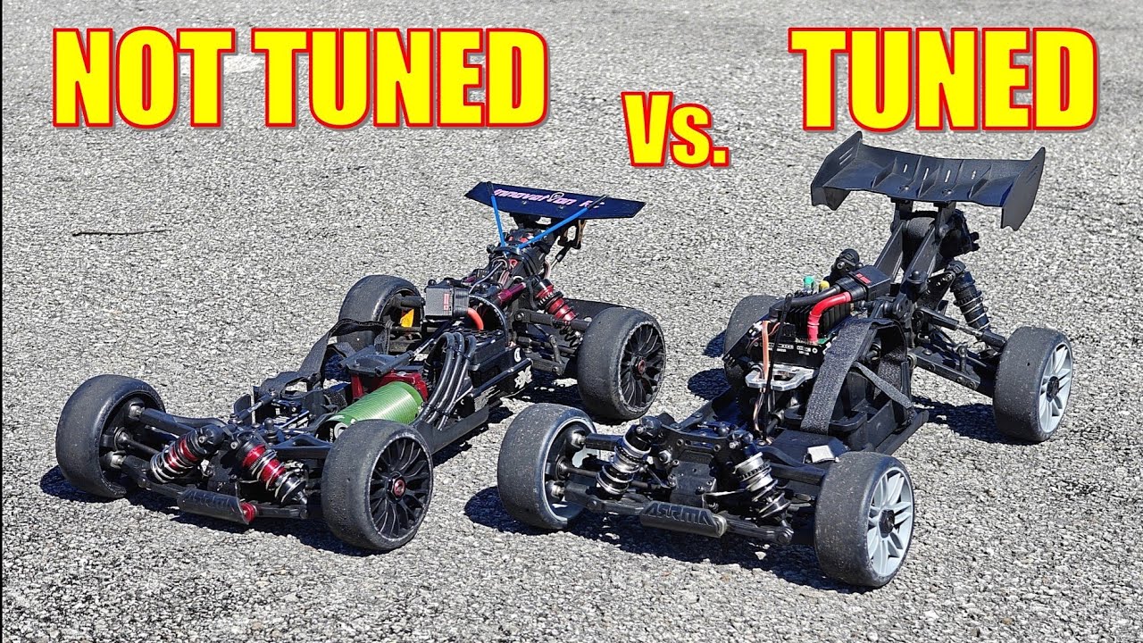 TUNED VS UNTUNED 100+ Mph Speedrun Arrma Typhons