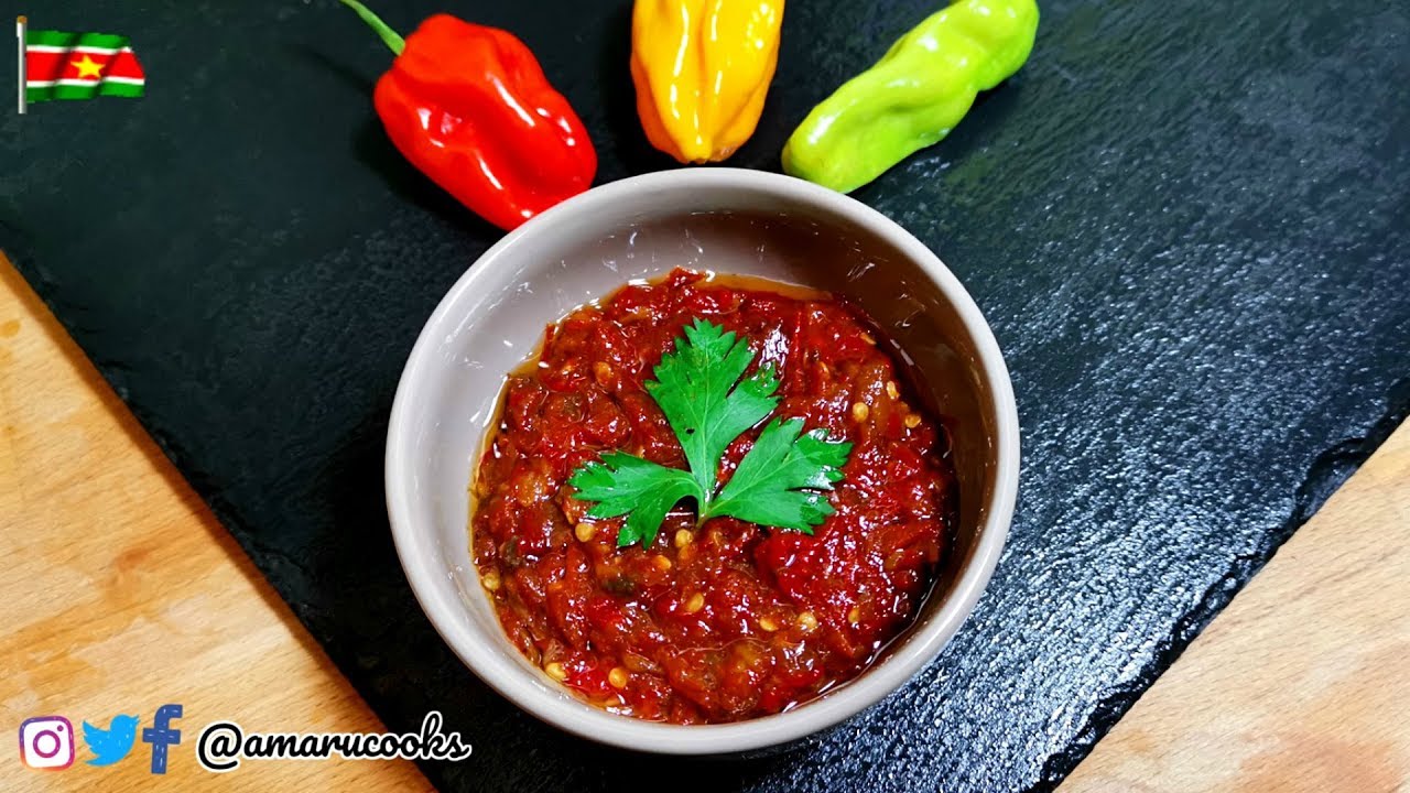 🇸🇷 Food & The Single Guy - S.10.01 - Javaanse Bami Sambal (Javanese Hot Sauce)