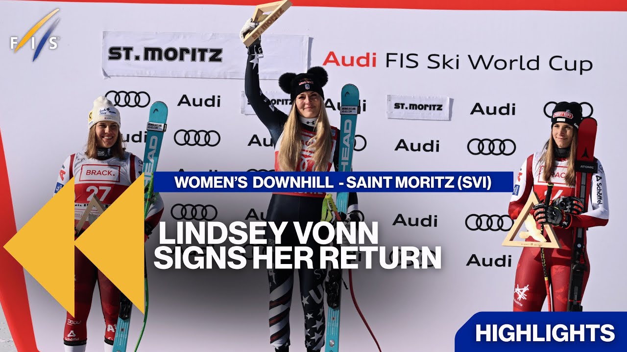 Lindsey Vonn Signs Her Return | Highlights | FIS Alpine