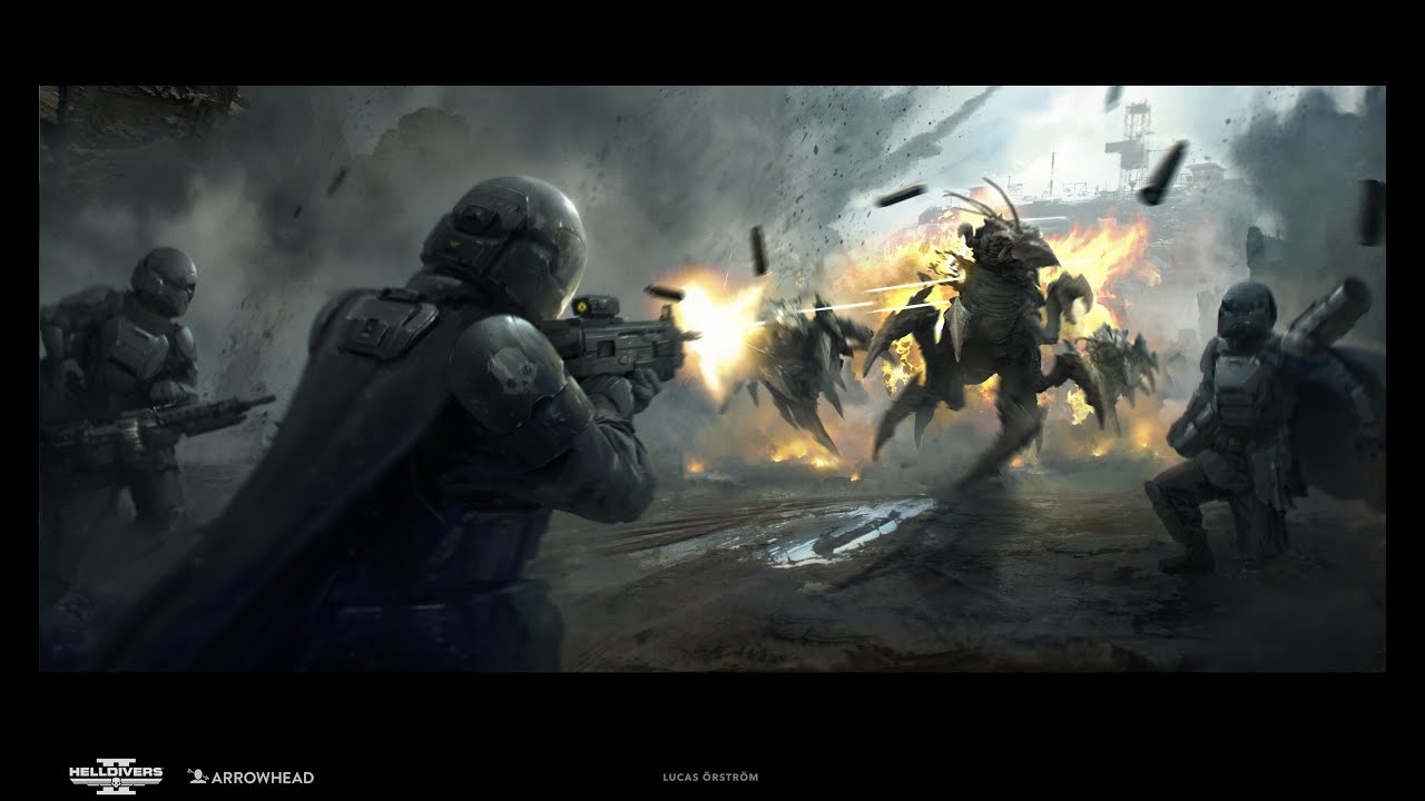 Trying Helldivers 2 level 10 difficulty