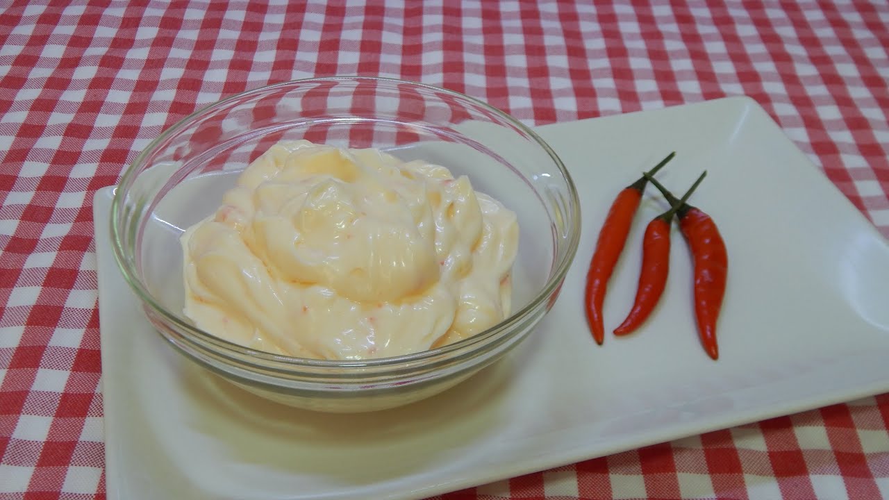 Como hacer una deliciosa y suave mayonesa casera picante en solo unos minutos