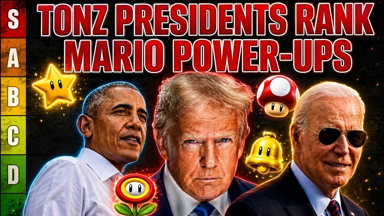 TONZ Presidents Make a Mario Power-up Tier List