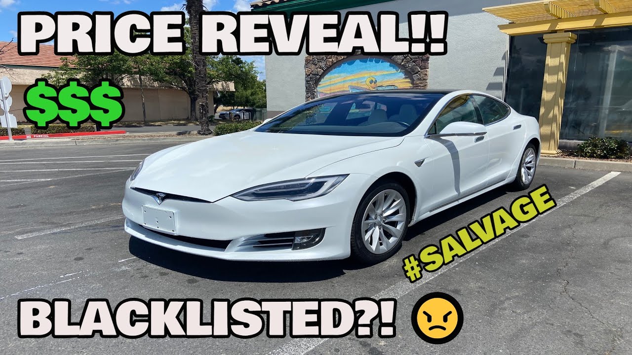 I bought a WRECKED Tesla Model S 100D From COPART and here is the PRICE BREAKDOWN!