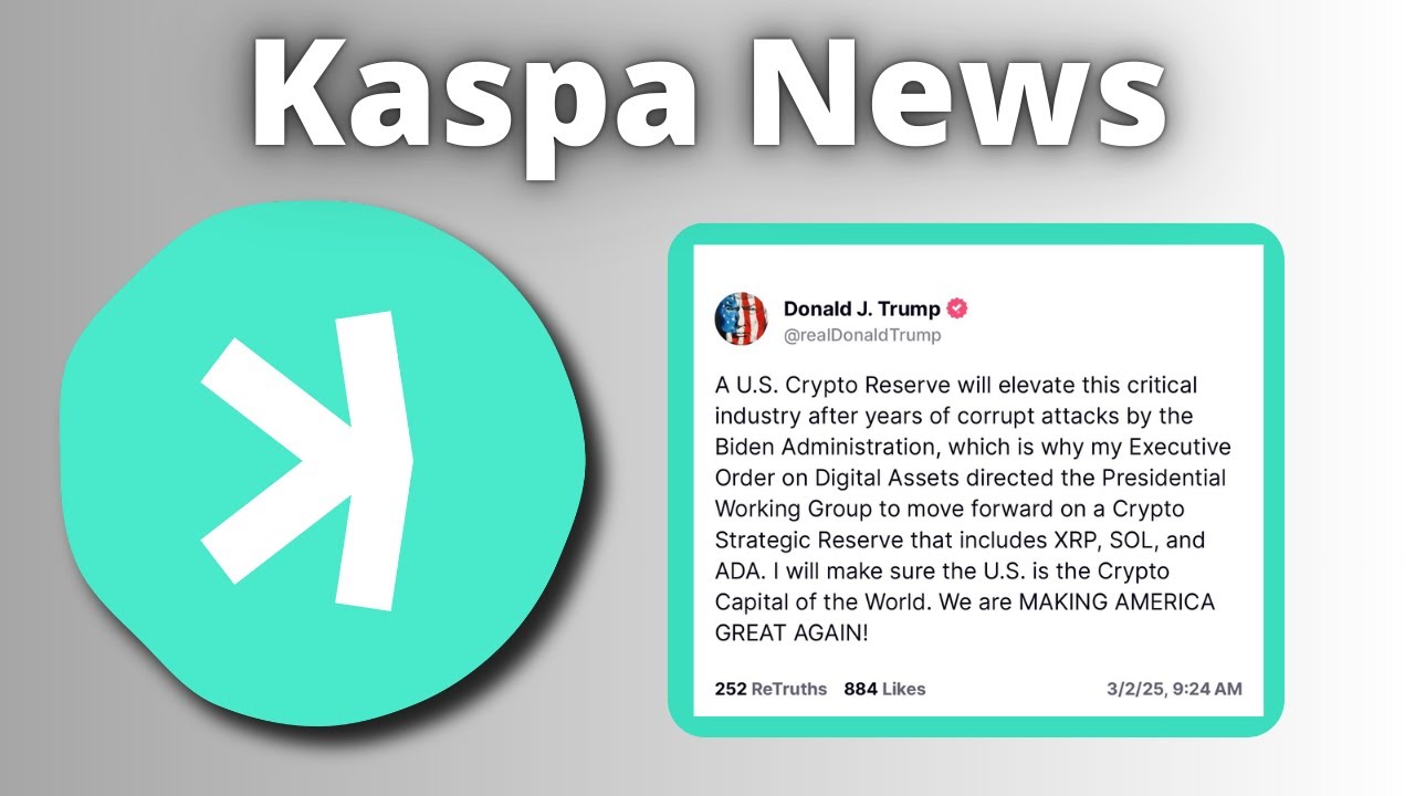 Kaspa News: 10 BPS Launching On TN10 This Week! Trump Announces Crypto Reserve &  More
