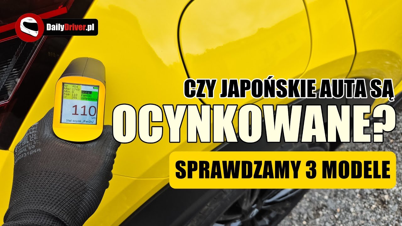 Czy japońskie auta są ocynkowane? Jeśli tak, to kt&oacute;re? I co to daje?
