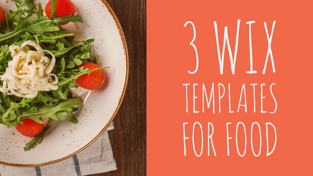Web Design Tutorial - 3 Food Wix websites