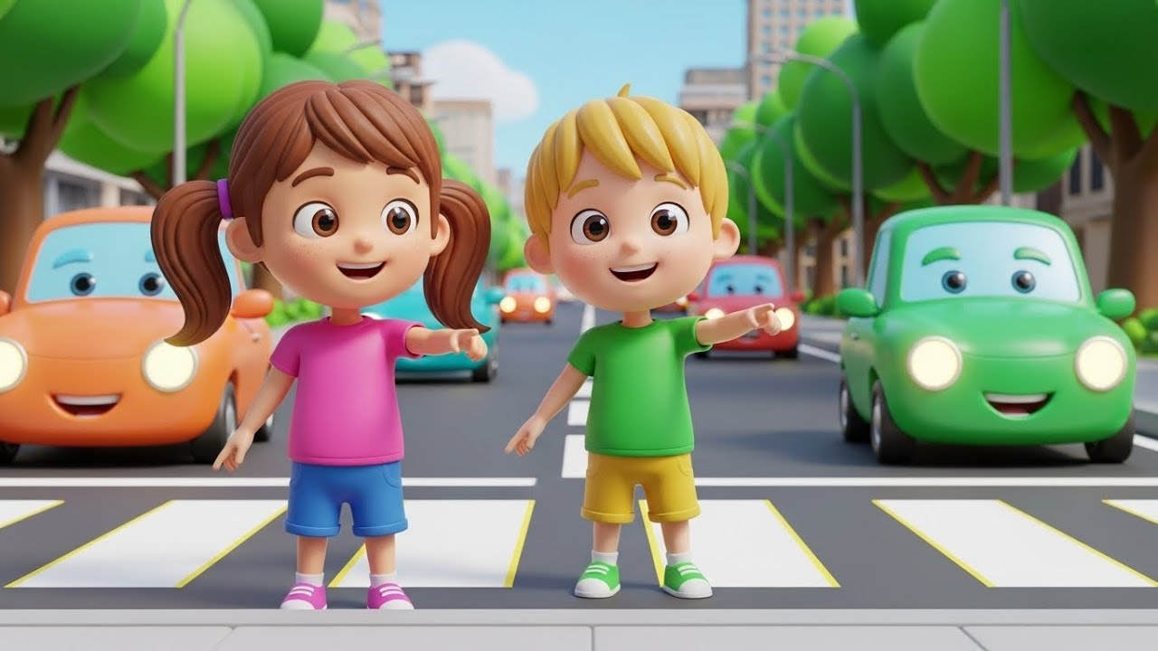 Super Car Safety Rules Song for Kids | Safety Song Traffic Rules Nursery Rhyme Baby Songs Kids Music