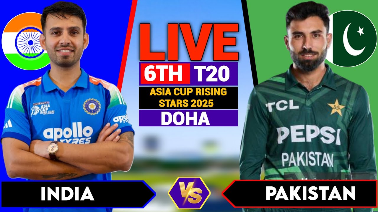 IND A vs PAK A, 6th T20, Live Cricket Match Analysis & Discussion  India A vs Pakistan A