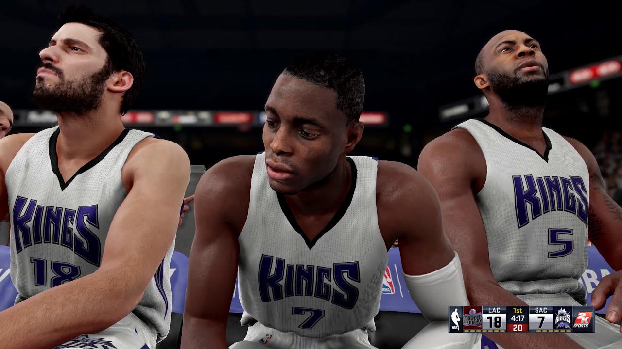 NBA 2K16 Season mode gameplay: Los Angeles Clippers vs Sacramento Kings - (PS4 HD) [1080p60FPS]
