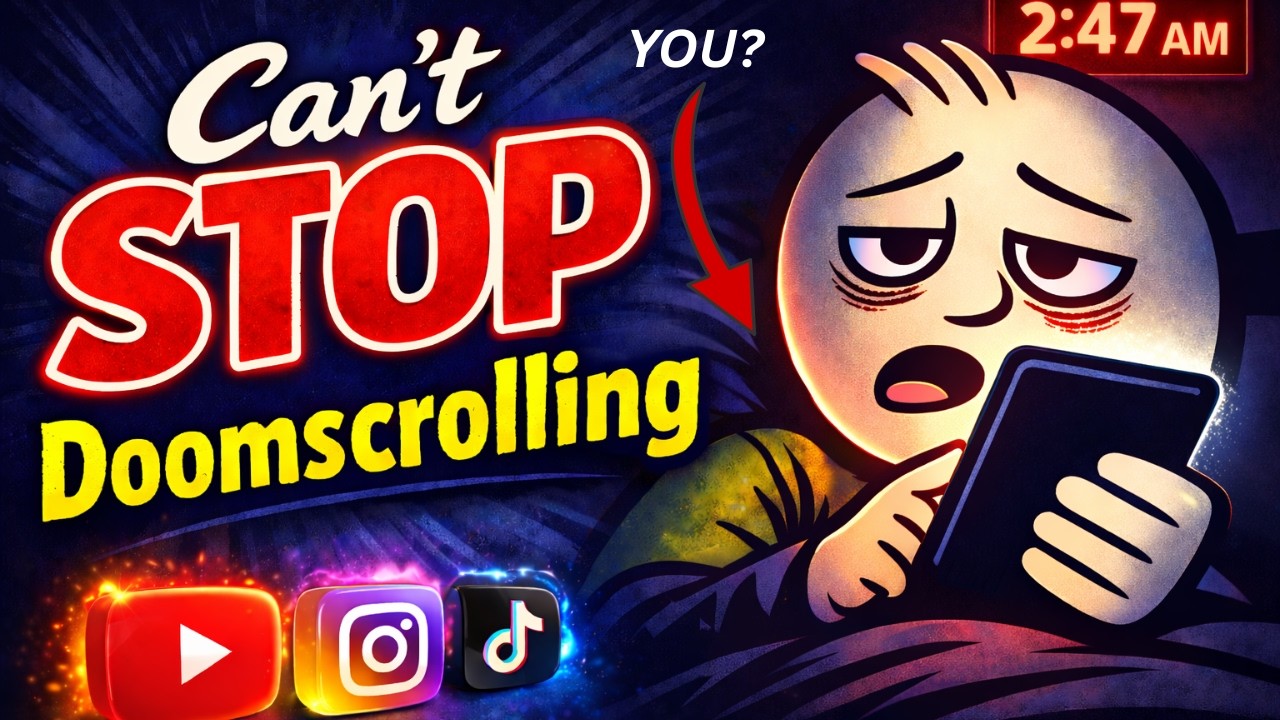 The Psychology of People WHO Can't STOP Doomscrolling!