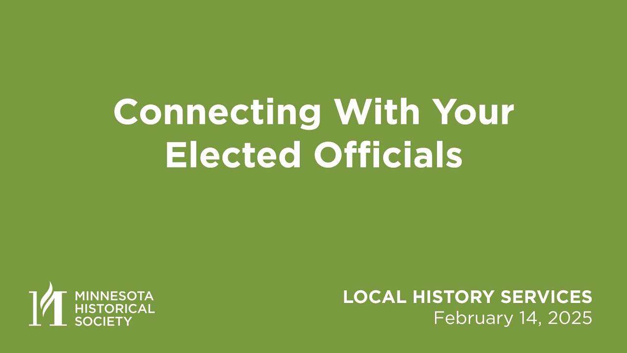 Connecting with Your Public Officials: Making the Case for Public Funding