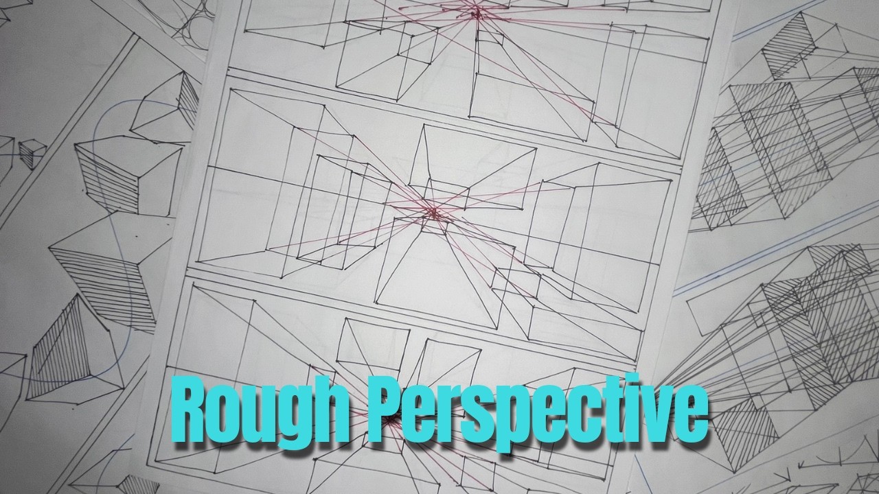 Drawabox Lesson 1 – Rough Perspective Exercise | Beginner Perspective Practice