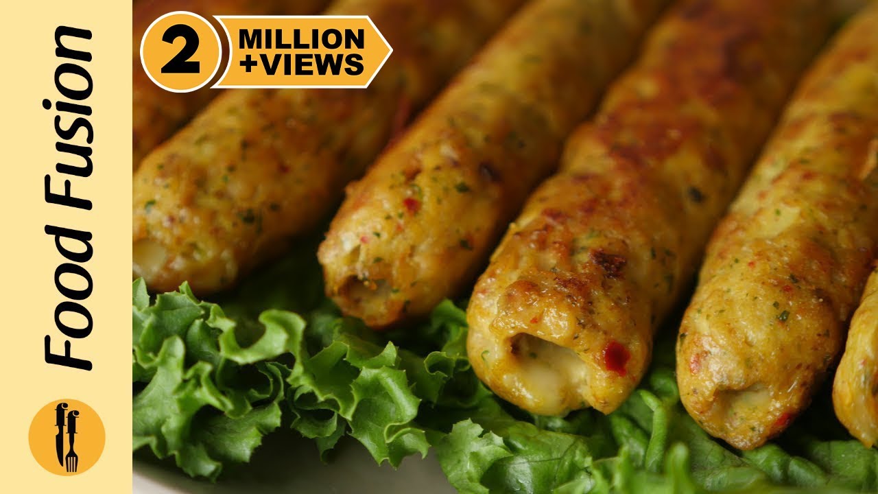 Chicken Cheese Seekh Kabab Recipe By Food Fusion