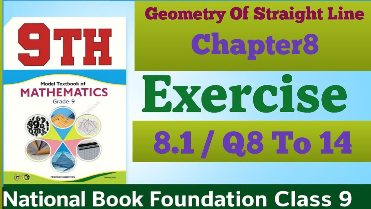 Exercise 8.1 Class 9th | Ex8.1Class9th  ex8.1|| 9th class|| ex8.1nbfmaths#ex8.1 class9th ) Q8 To Q14