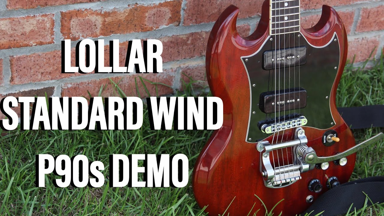 Lollar Standard Wind P90 Pickups Demo (No Commentary)