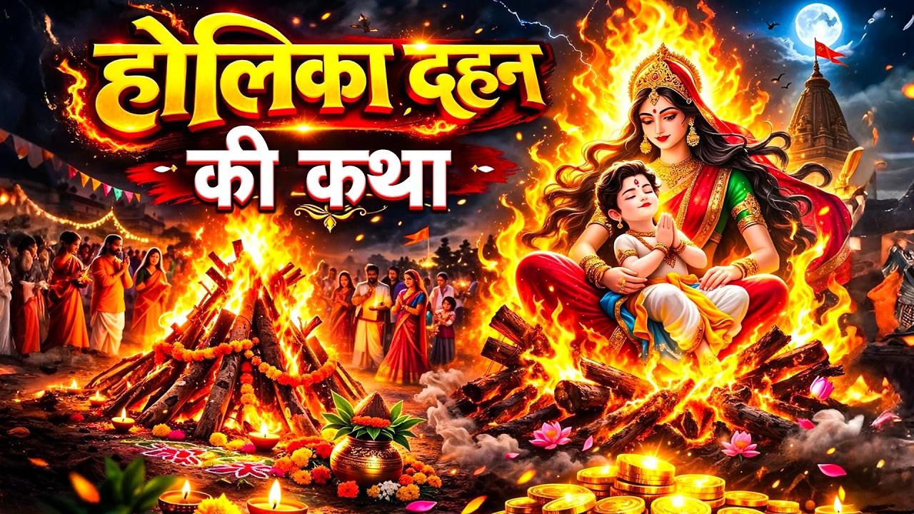 होलिका दहन कथा | Holika Dahan | होलिका दहन की चमत्कारी कथा सुनने से मनोकामना पूर्ण होती है | #Katha