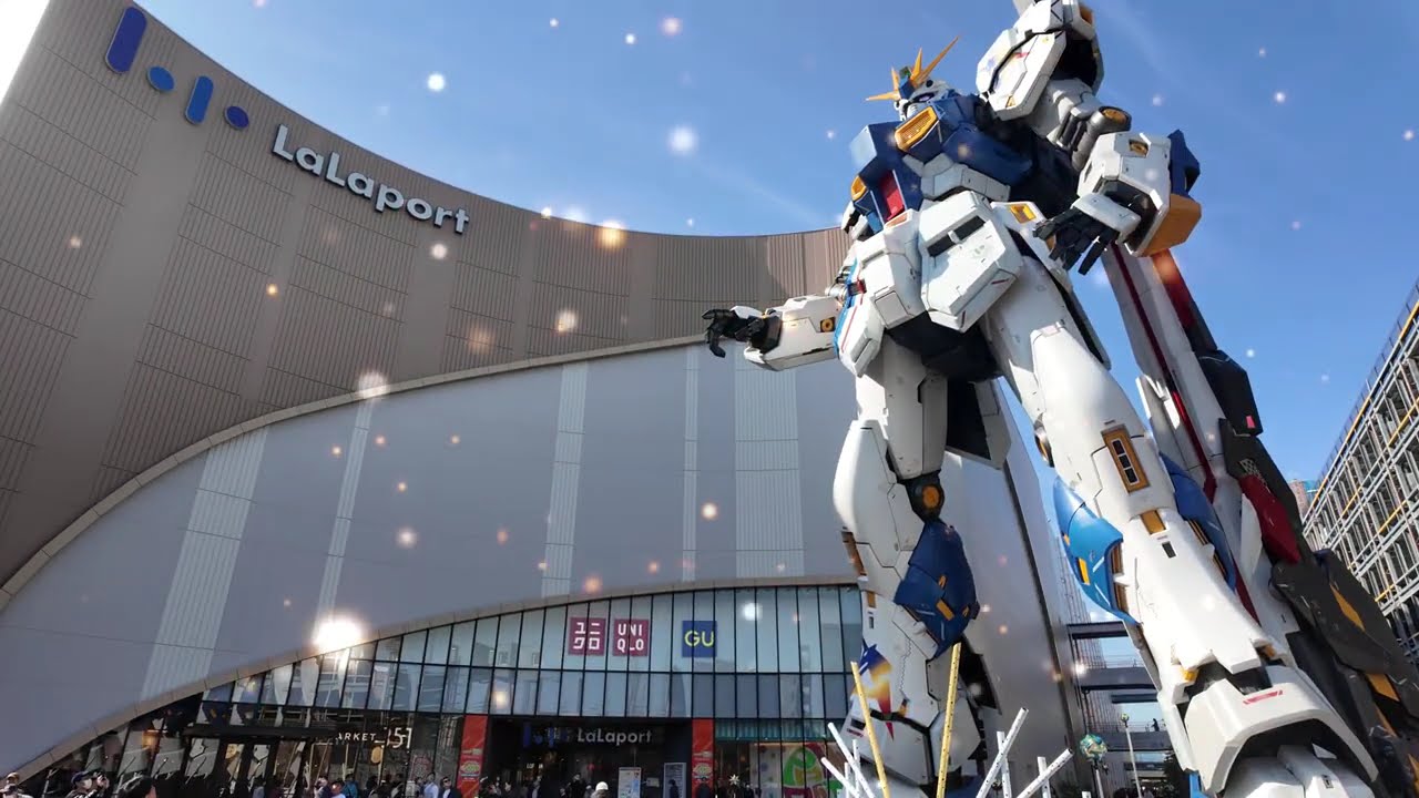 후쿠오카 라라포트 (LaLaport) 뉴건담_Nu Gundam form SIDE-F#후쿠오카라라포트#LaLaport #gundam 뉴건담_Nu Gundam form #SIDE-F