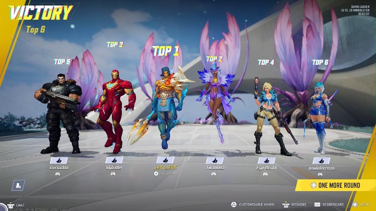 Marvel Rivals Phantom Tide, Judicator Xiezhi, Young Blood, and Psychedelic Pulse Team Up