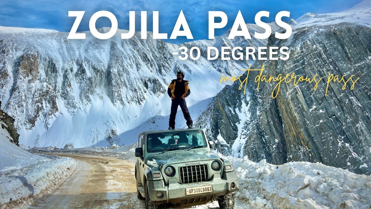 Zojila Pass at &minus;30 &deg;C | India&rsquo;s Most Dangerous Winter Highway | Extreme Snow & Whiteout&rdquo;
