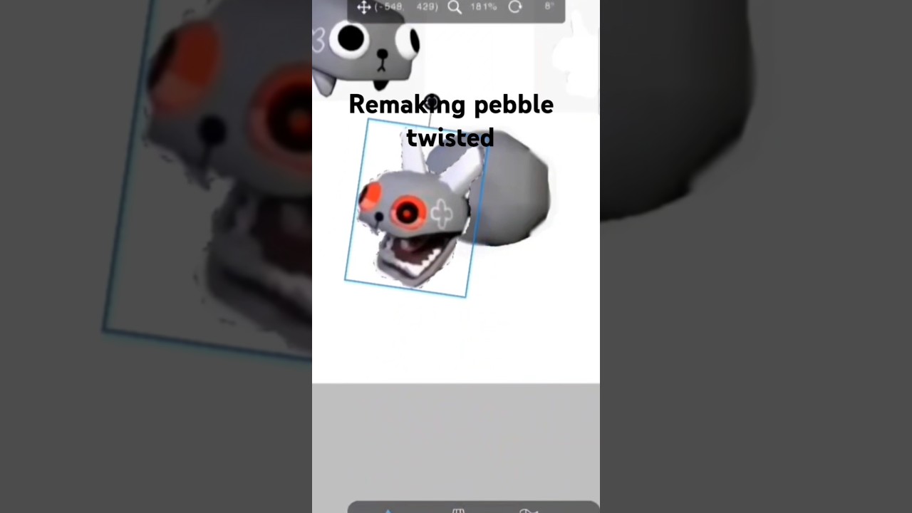 Remaking twisted pebble #cute #dandysworld #pebble #drawing #ibispaintx