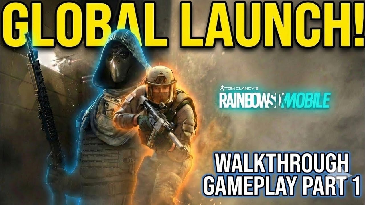 RAINBOW SIX MOBILE is FINALLY Here! | Global Launch walkthrough Gameplay 🔥 l Part 1