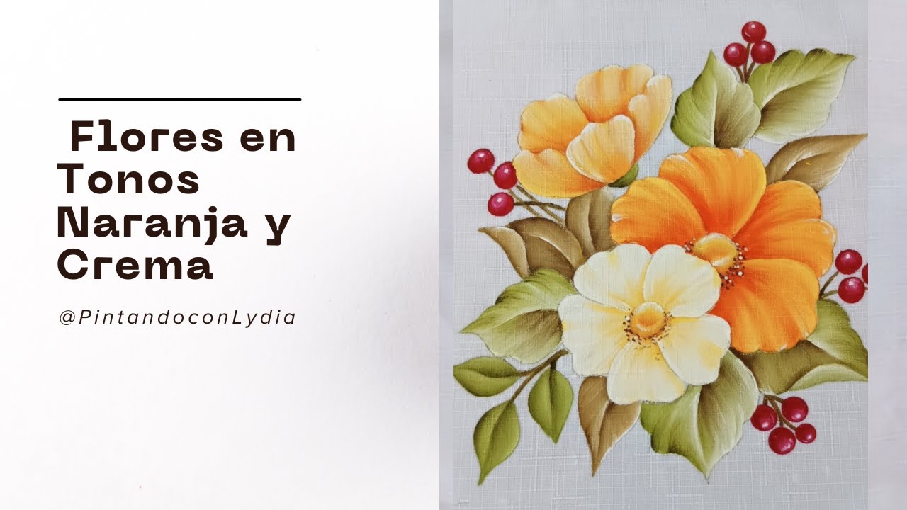 No Creerás lo Fácil que Es Pintar Estas Flores Tan Bonitas