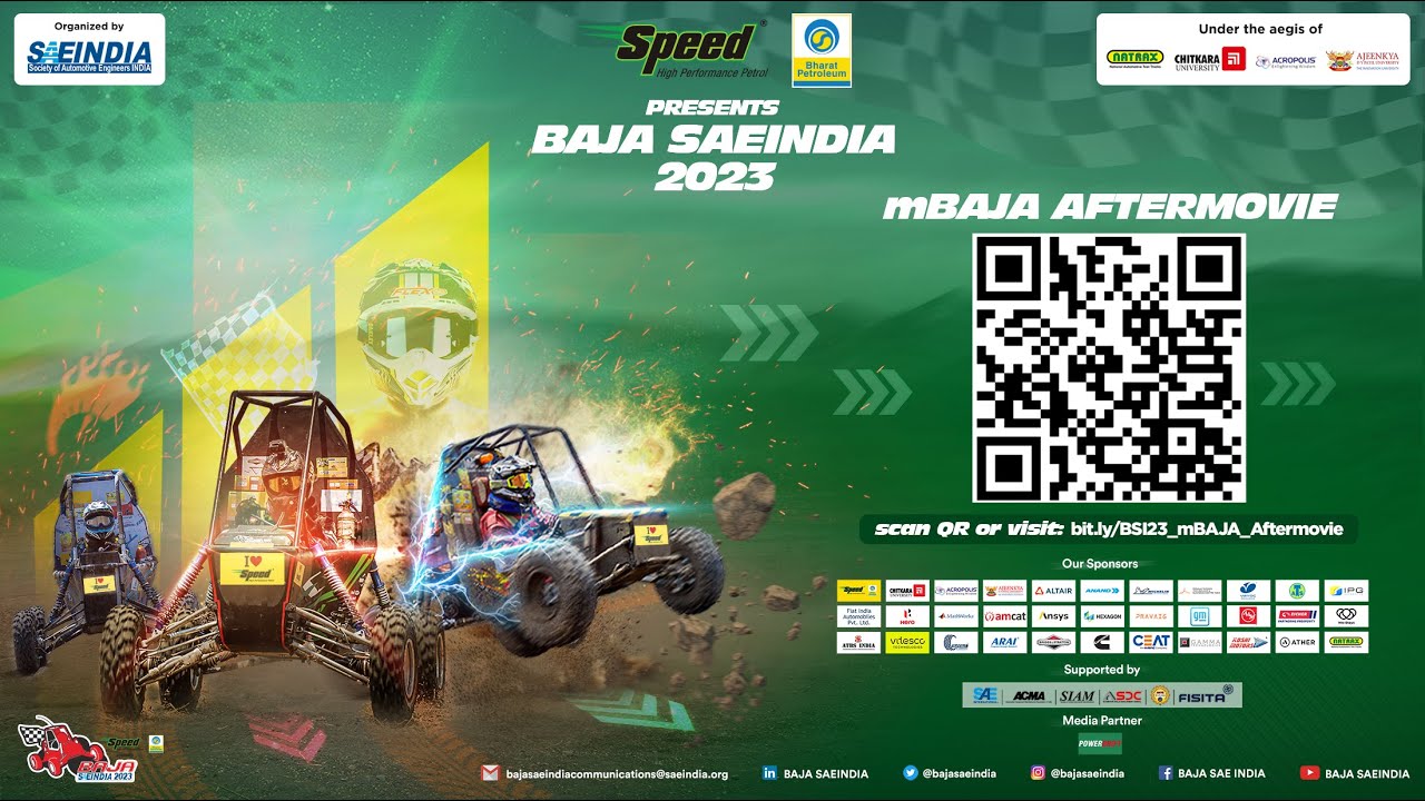 Bharat Petroleum Speed Presents BAJA SAEINDIA 2023.- mBAJA AFTERMOVIE | 15th-19th February 2023