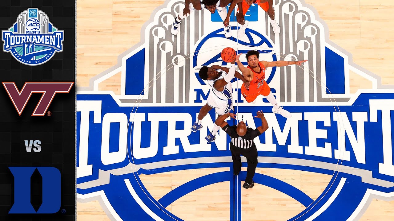 Virginia Tech vs. Duke ACC Men's Basketball Tournament Championship Game Highlights (2022)