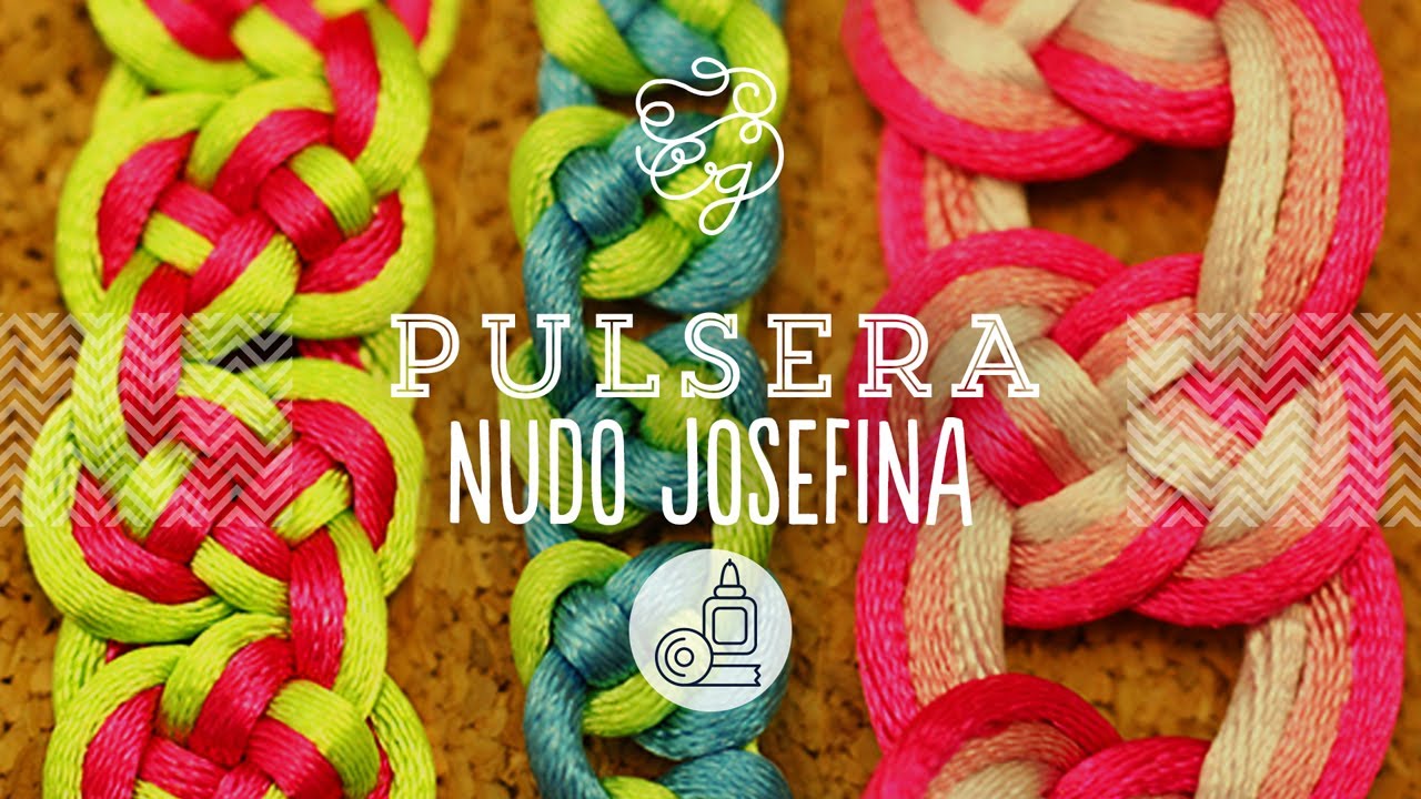 Pulsera de Macramé: Nudo Josefina | Craftingeek*