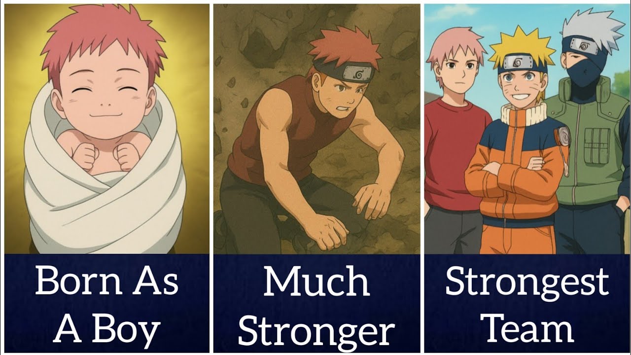 What If Sakura Was a Boy? 🌸🔥 (Satoru Haruno Story)
