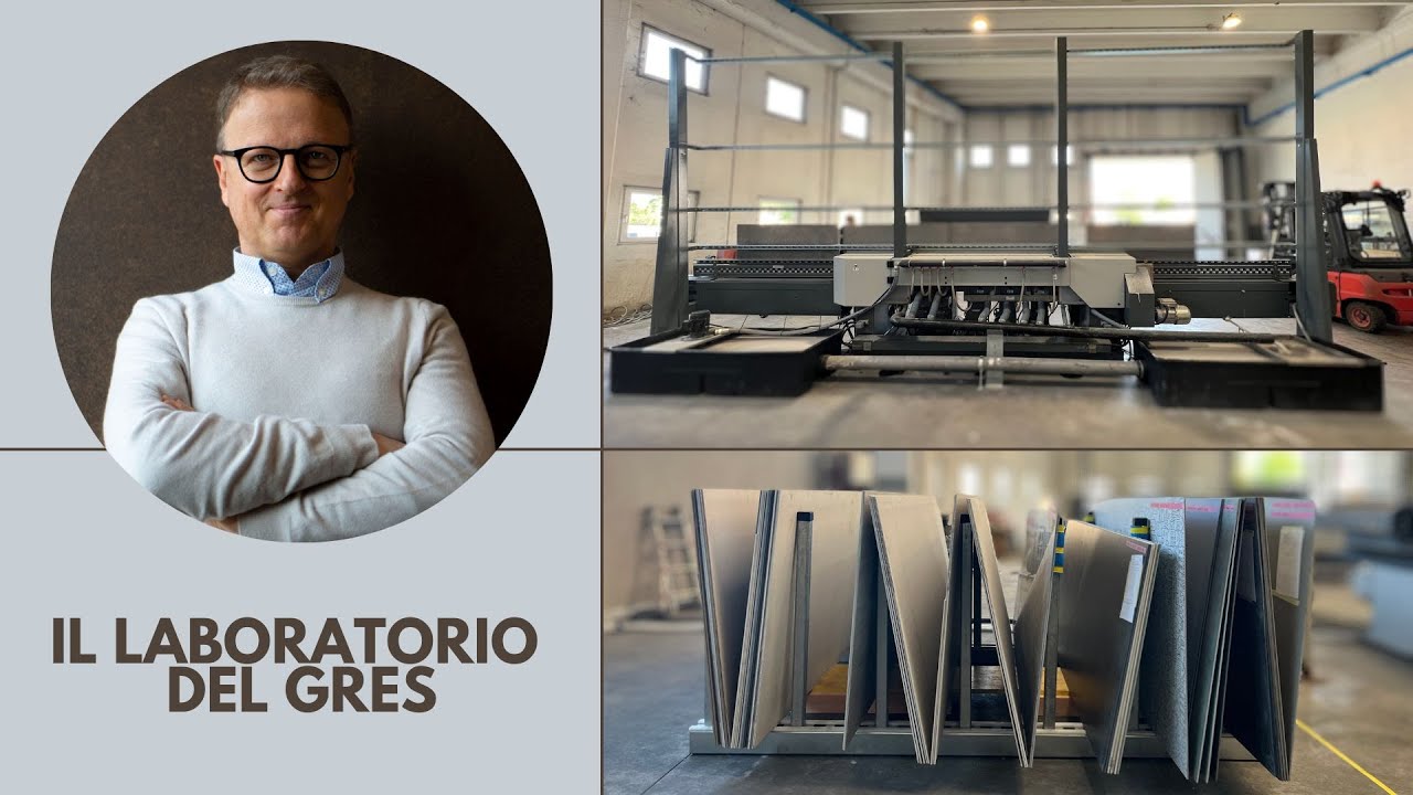Il laboratorio del gres porcellanato della Fratelli Pellizzari
