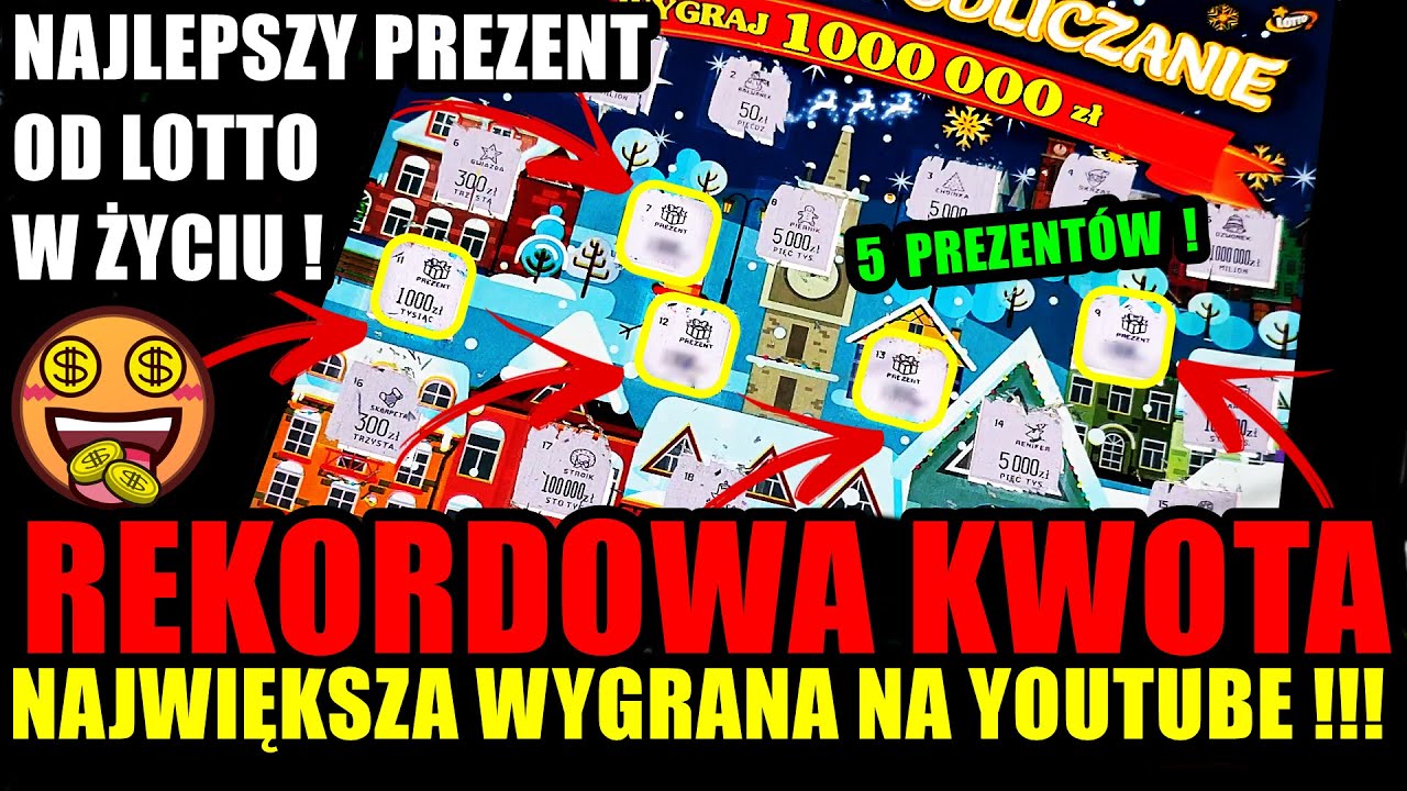 ZDRAPKI LOTTO/ ODCINEK ŻYCIA - NAJWIĘKSZA WYGRANA W HISTORII YOUTUBE 🤑❗ REKORDOWA KWOTA ❗