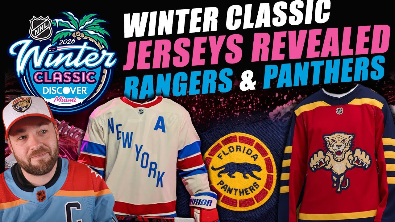 NHL Winter Classic Jerseys Revealed! Panthers & Rangers!