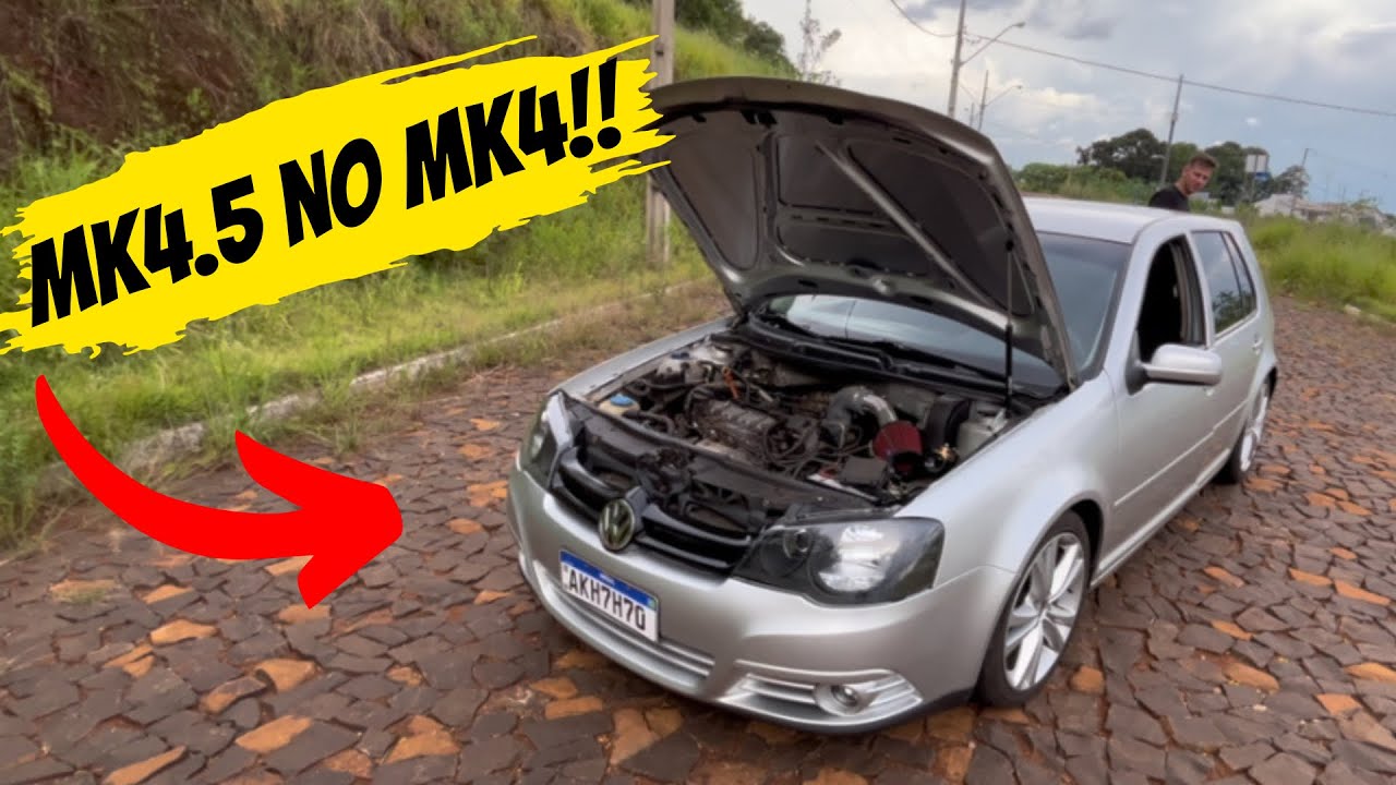 PROJETO EXCLUSIVO: GOLF MK4 MODIFICADO PRA GOLF MK4.5 EM TODA PARTE EXTERNA!!! TUDO PLUG AND PLAY