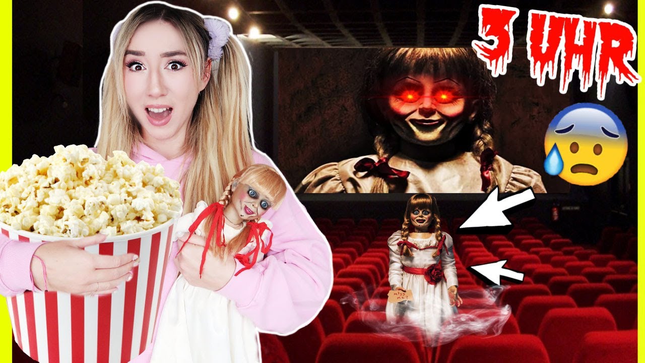 schaue niemals ANNABELLE den FILM auf NETFLIX um 3 Uhr nachts alleine im HAUS vor Halloween 2023