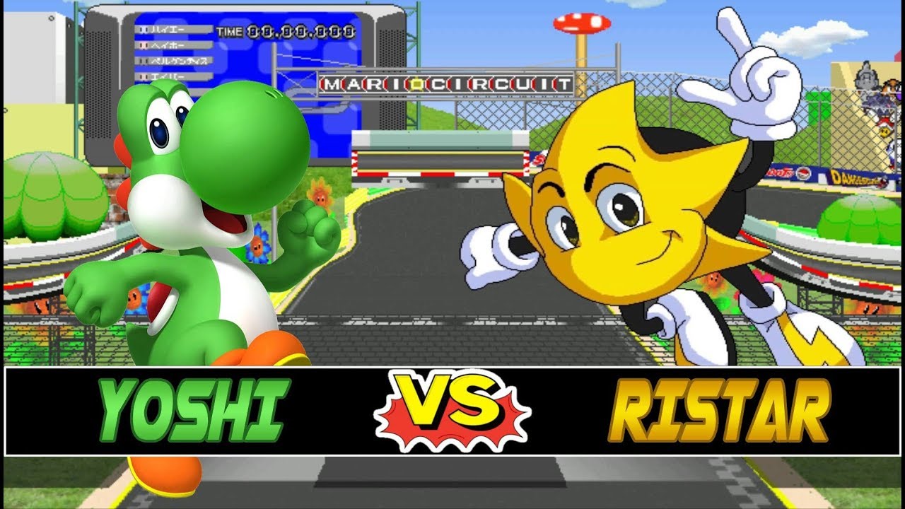 M.U.G.E.N. Battles | Yoshi vs Ristar | Super Mario vs Ristar